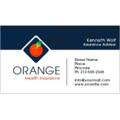 2x3.5 Custom Insurance Business Card Magnets 20 Mil Square Corners 