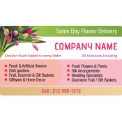 4x7 Custom Flower Delivery Magnets 20 Mil Round Corners