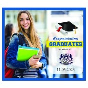 3.5x4 Custom Graduation Announcement Save the Date Magnets 20 Mil Square Corners 