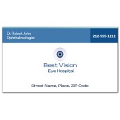 2x3.5 Custom Healthcare Business Card Magnets 20 Mil Square Corners 