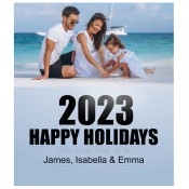 3.5x4 Custom Holidays Announcement Save the Date Magnets 20 Mil Square Corners 