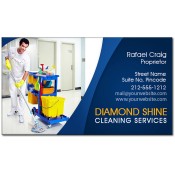 2x3.5 Custom Cleaners Business Card Magnets 20 Mil Square Corners 