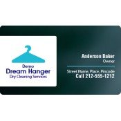 Dry Cleaners Business Card Magnets