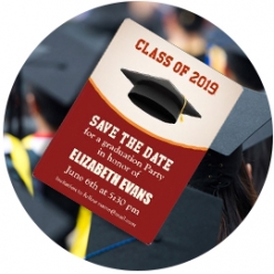 Graduation Announcement Save the Date Magnets