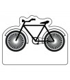 2.25x3 Custom Bicycle Shaped Magnets 20 Mil