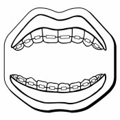 1.75x1.87 Promotional Mouth Shaped Magnets 20 Mil