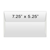 Envelope 7.25 x 5.25 Plain White