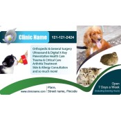 4x7 Custom Animal Clinic Magnets 20 Mil Round Corners 