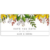 4x9 Custom Save The Date Magnets 20 Mil
