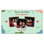 4x7 Custom Photo Booth Save the Date Magnets 20 Mil Round Corners 