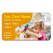 2x3.5 Custom Day Care Center Business Card Magnets 20 Mil Round Corners