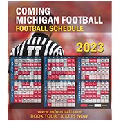 3.5x4 Custom Football Schedule Magnets 20 Mil Square Corners 