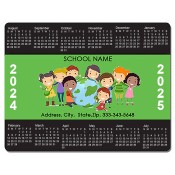 3.5x6 Customized School Calendar Magnets 20 Mil Round Corners