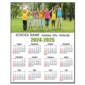 3.37x4.25 Custom School Calendar Magnets 20 Mil Square Corners