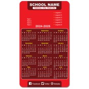 3.5x6 Imprinted School Calendar Magnets 20 Mil