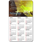 3.5x6 Custom Religious Calendar Magnets 20 Mil Round Corners