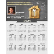 4.18x5.43 Custom Real Estate Calendar Magnets 20 Mil