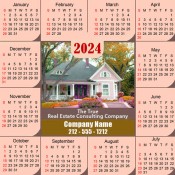 4x4 Custom Real Estate Calendar Magnets 20 Mil Square Corners