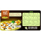 4x7 Custom Printed Pizza Calendar Magnets 20 Mil Round Corners