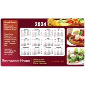 4x7 Custom Printed Restaurant Calendar Magnets 20 Mil Round Corners