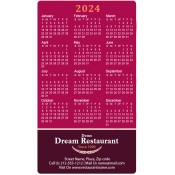 4x7 Personalized Restaurant Calendar Magnets 20 Mil Round Corners