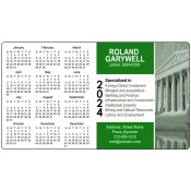 4x7 Custom Legal Calendar Magnets 20 Mil Round Corners