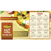 4x7 Custom Pizza Calendar Magnets 20 Mil Round Corners