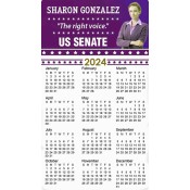 4x7 Custom Political Calendar Magnets 20 Mil Round Corners