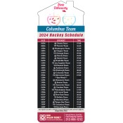 3.5x9 Custom One Team Columbus Team Hockey Schedule House Shape Investment Magnets 20 Mil