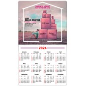 4x7 Custom Real Estate Calendar Magnets 20 Mil Round Corners