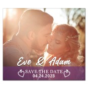 3.5x4 Custom Wedding Save the Date Magnets 20 Mil Square Corners 