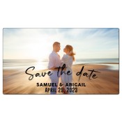 4x7 Custom Wedding Save the Date Magnets 20 Mil Round Corners 