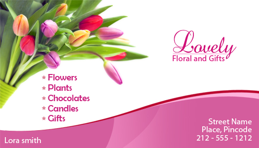 Image result for Floral Business Cards