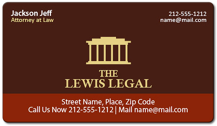 Custom 2x3.5 Law Firm Business Card Magnets Round Corner 25 mil