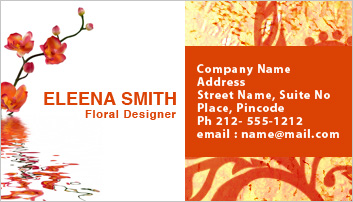 2x3.5 Custom Florist Business Card Magnets 20 Mil Square Corners