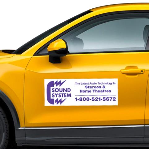 Custom Car Magnetic Signs –Add Momentum To Your Business Promotions
