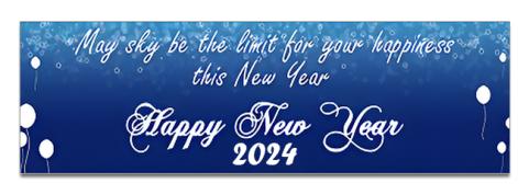 2x7 Custom New Year Magnets 20 Mil Square Corners