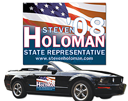  Political Magnetic Car Signs Magnets - Outdoor & Car Magnets 30 Mil Round Corners