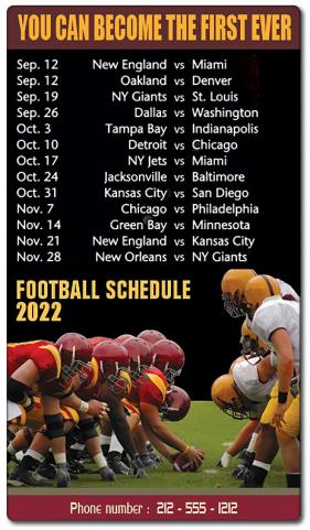 Football Schedule Magnets – Marketing Opportunities That Cannot Be Missed!